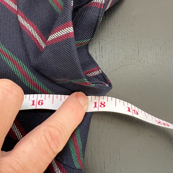 Brooks Brothers Navy Striped Midi Dress - Picture 7 of 9